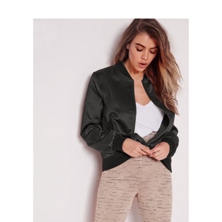 Áo bomber lụa bsk