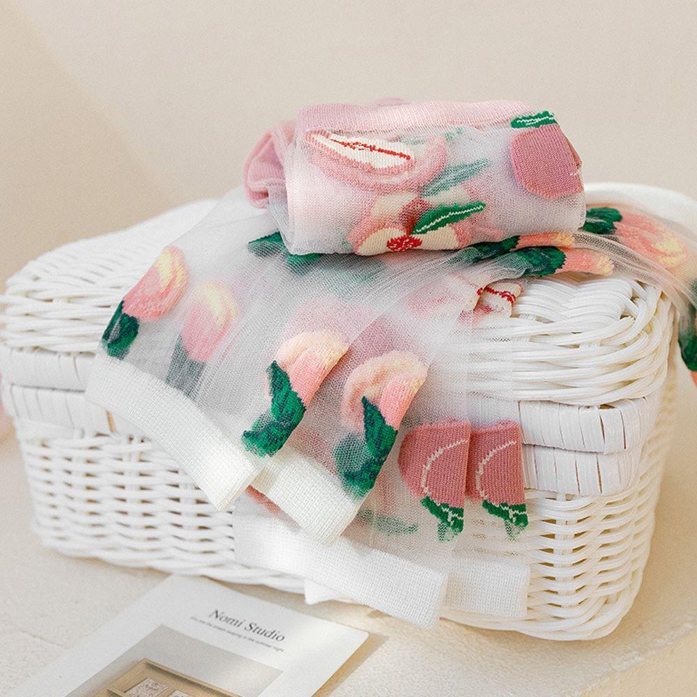 SOMEDAYZL Tất Lụa Thời Trang Mùa Hè Phong Cách Lolita Dành Cho Nữ