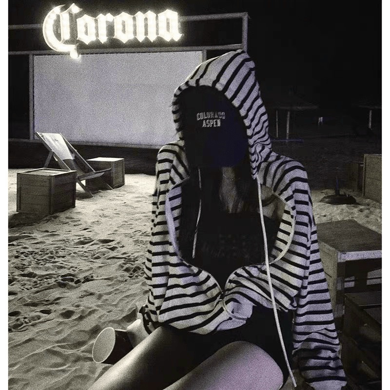 (HCM) ÁO KHOÁC NỈ SỌC TRÙM MŨ - THỜI TRANG CỰC HOT , PHONG CÁCH SIÊU HOT CHO CÁC CHỊ EM KOKO MI FASHION