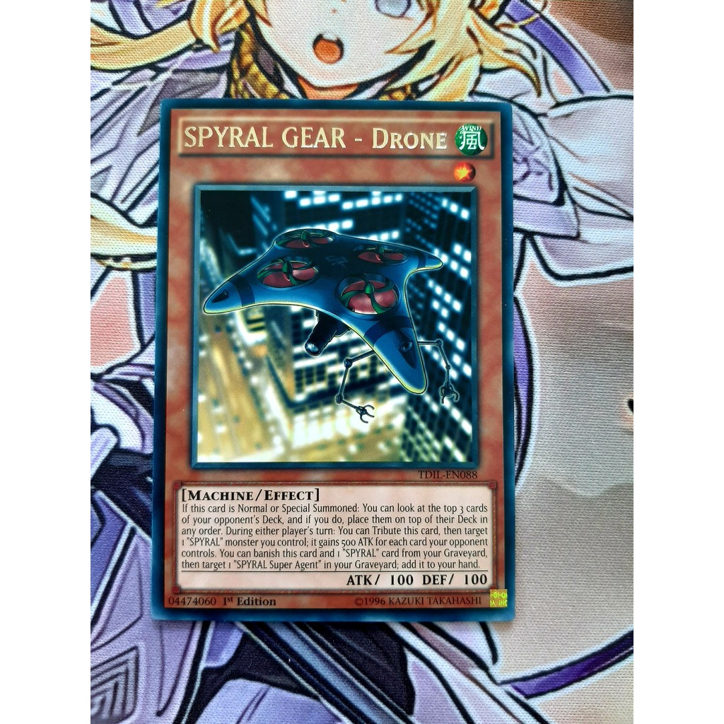 Thẻ Bài Mint90 Yugioh Monster SPYRAL GEAR - Drone - TDIL-EN088 - Rare
