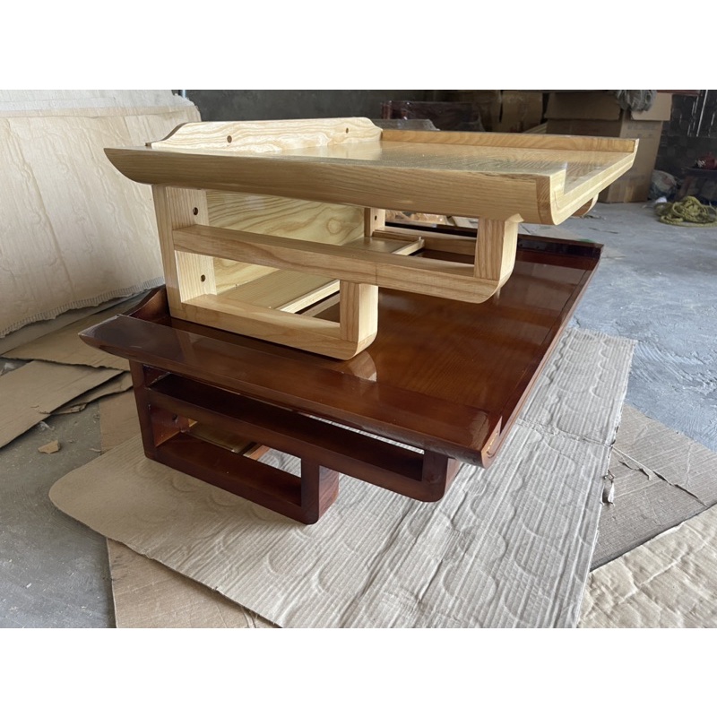 Ban thờ chung cư gỗ sồi tặng kèm ốc vít giá rẻ