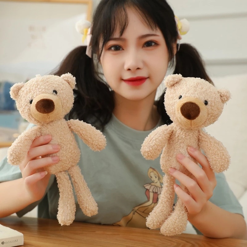 Gấu Bông Teddy 20cm Dễ Thương Dùng Làm Móc Khóa / Túi Xách