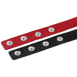 Vòng cổ choker da Pu khoen tim
