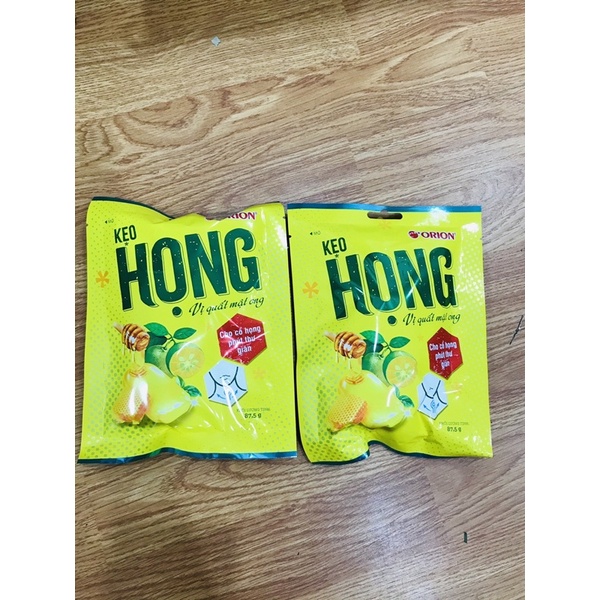 1 Thùng kẹo ngậm Họng Orion vị quất mật ong (20 gói)