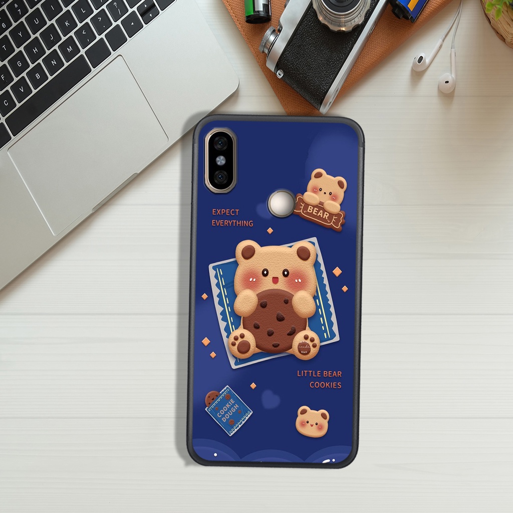 ỐP LƯNG XIAOMI REDMI NOTE 5 - NOTE 5 PRO - NOTE 6 - NOTE 6 PRO, IN HÌNH GẤU NÂU CHOCOLATE ĐÁNG YÊU.