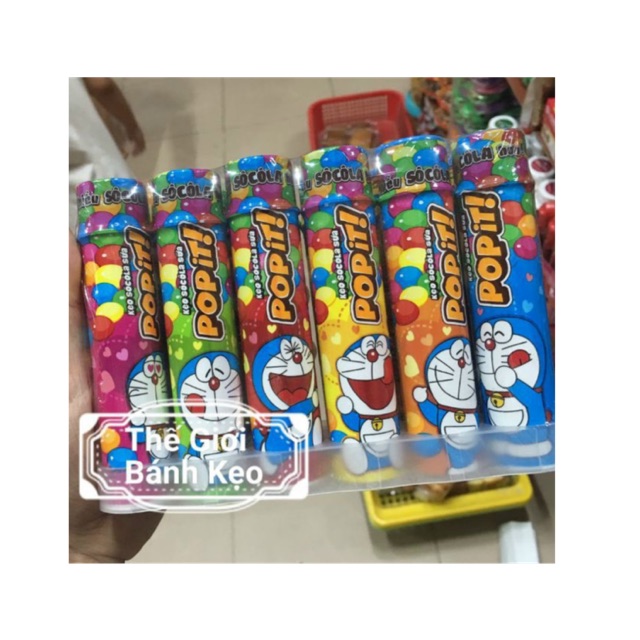 LỐ 12 CÂY KẸO SOCOLA POP - IT DOREMON (20g)