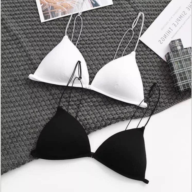 Áo lót bra nữ cotton dây mảnh đệm mỏng tiểu thư 8010 | BigBuy360 - bigbuy360.vn