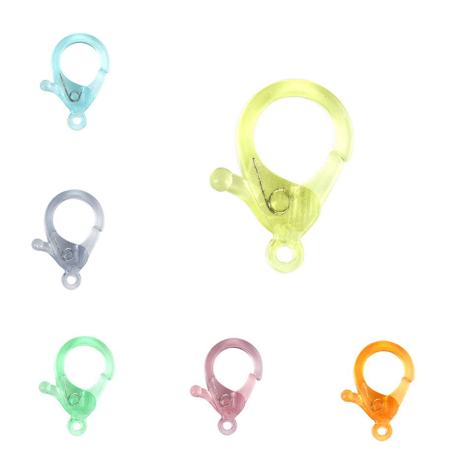 Bộ 50 cái móc khóa tôm hùm St.kunkka kim loại nhiều màu xâu chuỗi tự làm trang sức vòng tay vòng cổ