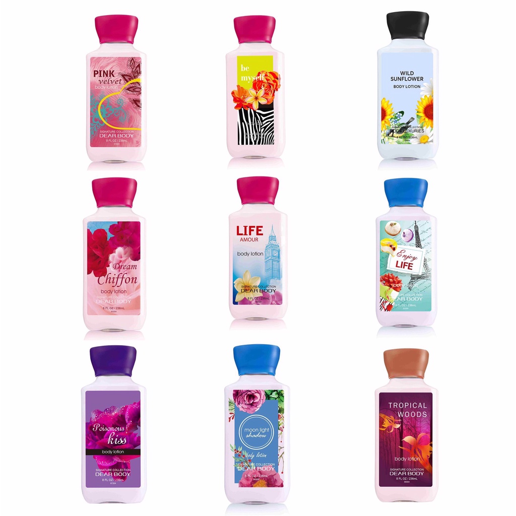 SỮA DƯỠNG THỂ HƯƠNG NƯỚC HOA DEAR BODY - BODY LOTION 236ml SB Startup