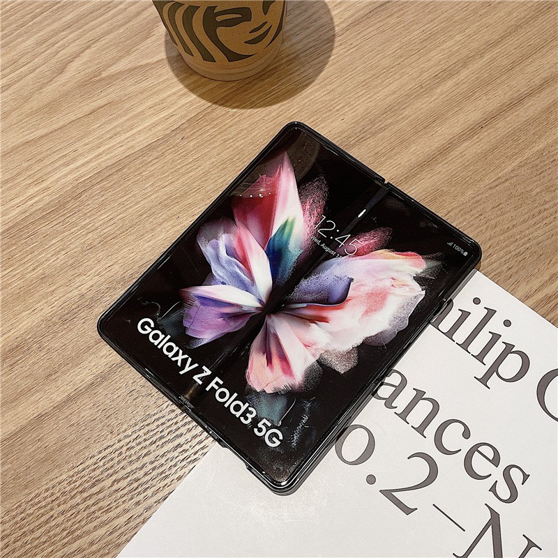 Ốp điện thoại cứng họa tiết ba màu chất lượng cho Samsung Galaxy Z Fold 3 Z Fold 2