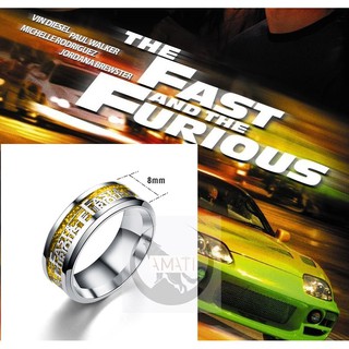 Nhẫn nam titan fast and furious gtm145