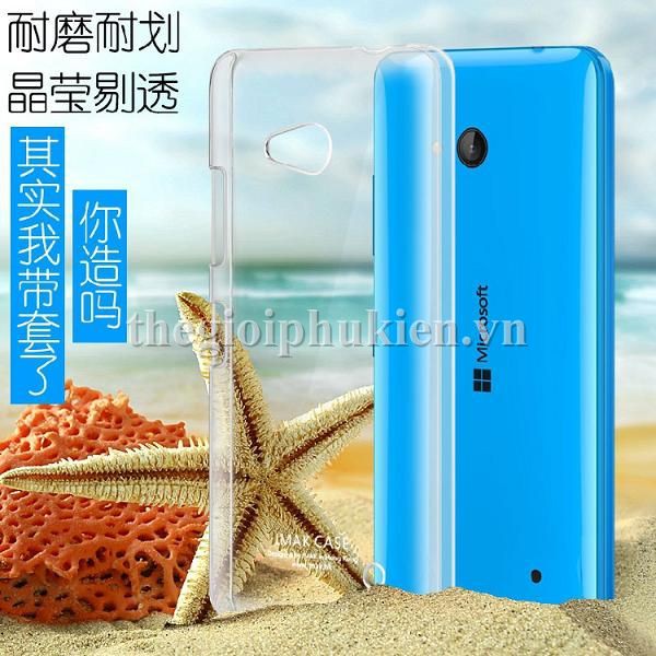 Ốp lưng trong suốt Microsoft Lumia 640 chính hãng IMAK phủ nano chống xước - Giá rẻ