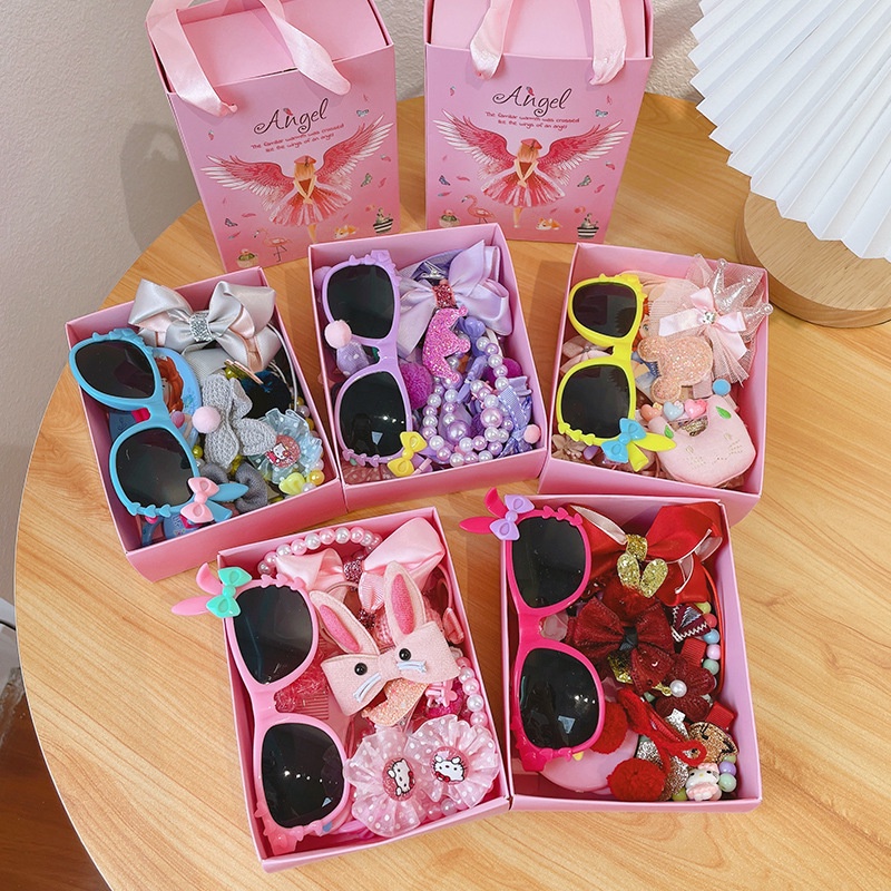 FULL BỘ QUÀ TẶNG phụ kiện tóc 28 món siêu dễ thương cho bé yêu H3