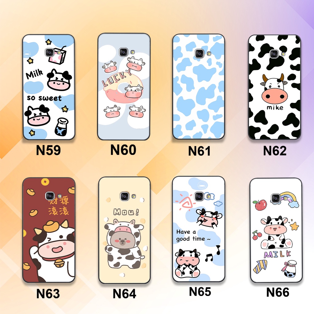 Ốp lưng Samsung A7 2016 bộ hình bò sữa siêu cute, siêu đáng yêu