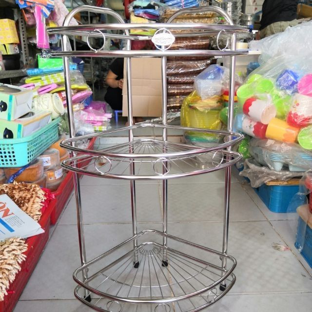 Kệ để góc inox 201