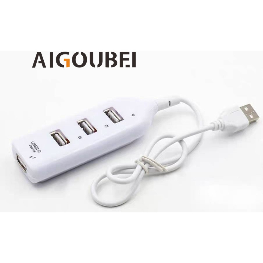 3 cổng USB 2.0 HUB Với chỉ báo màu xanh Bộ chia tách máy tính tốc độ cao Khe cắm chuyển đổi Ổ cắm máy tính xách tay Đa giao diện Đa chức năng