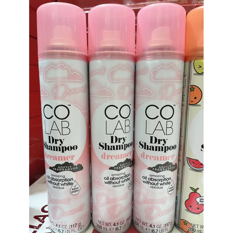 Dầu Gội Khô Colab Dry Shampoo 200ml