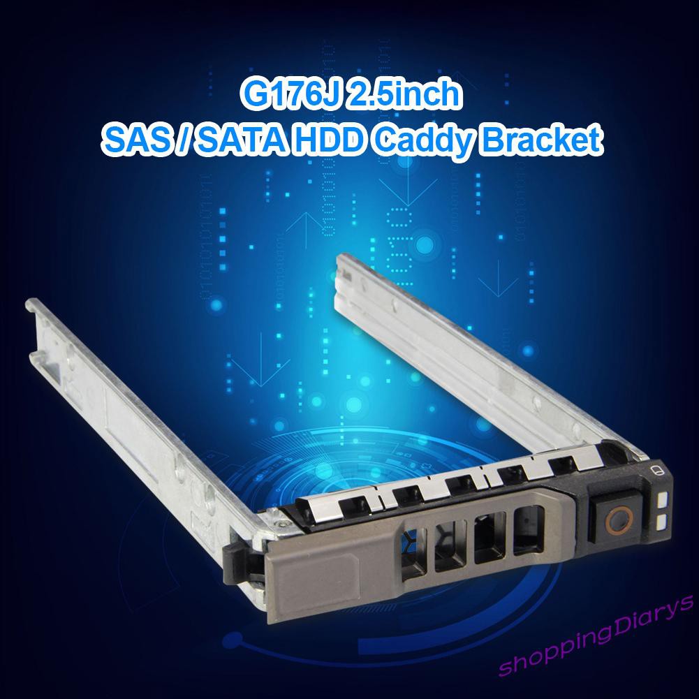 ✤Sh✤ 2.5 inch SAS/SATA HDD Tray Hard Disk Bracket for Dell R805 R900 R710 Server