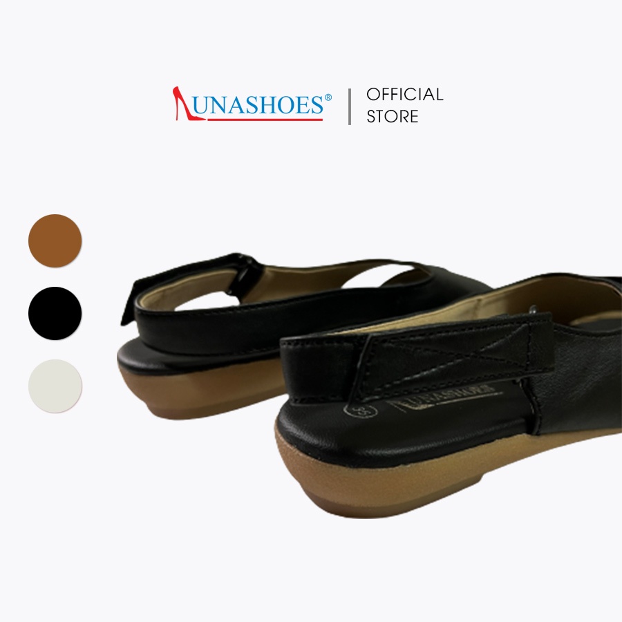 Sandal nữ da bò mềm êm chân LUNASHOES 6605 bảo hành 2 năm ảnh thật chụp tại cửa hàng