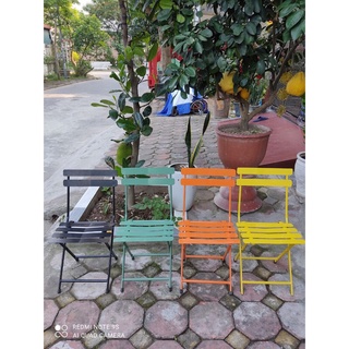 Ghế cafe, trà chanh vỉa hè, ghế xếp cafe ban công thư giãn