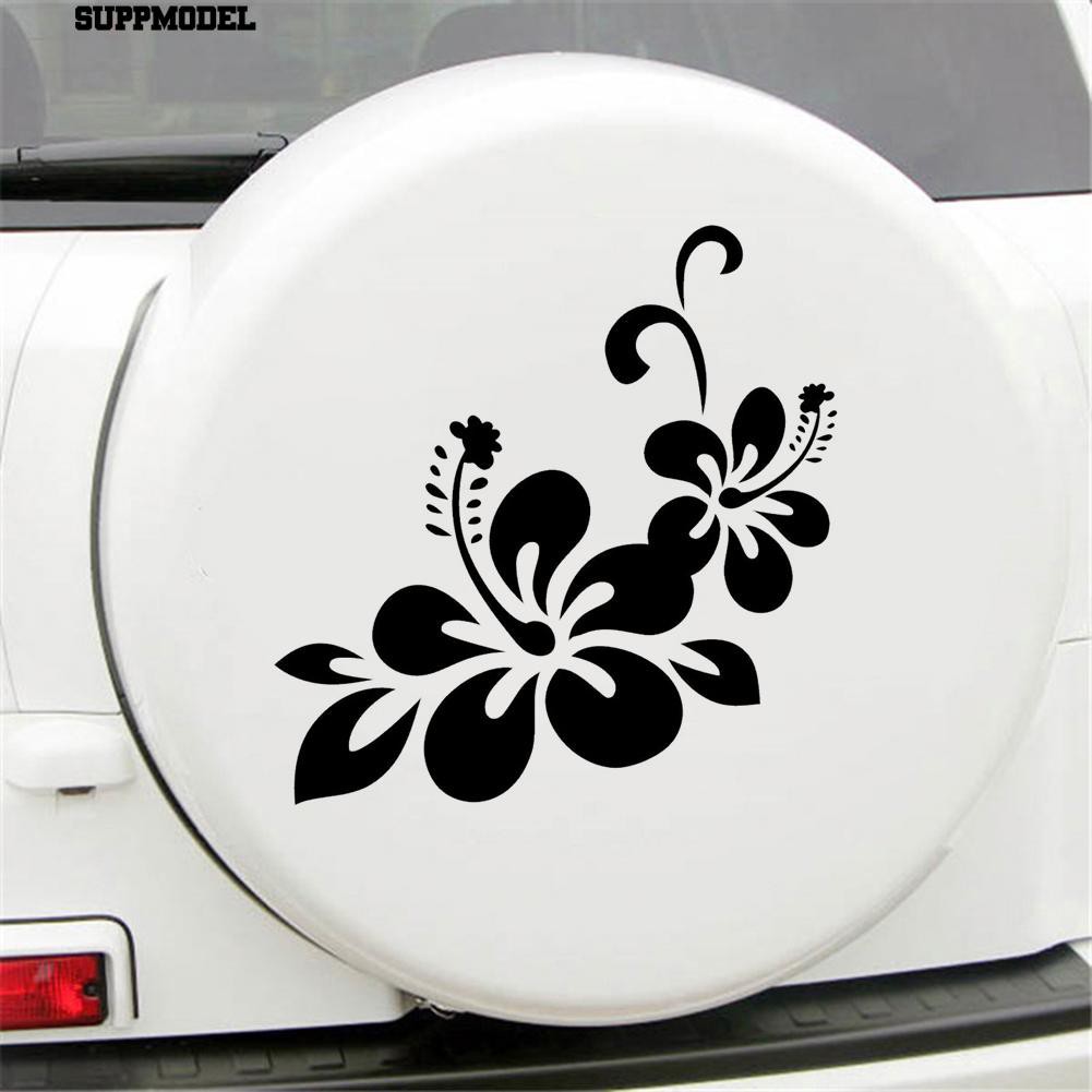 Decal dán trang trí hình hoa " thiên nhiên " cho xe hơi