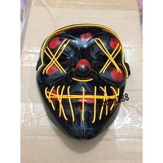 MẶT NẠ ĐÈN LED Hacker anonymous phát sáng CAO CẤP - MẶT NẠ THANH TRỪNG PHÁT SÁNG