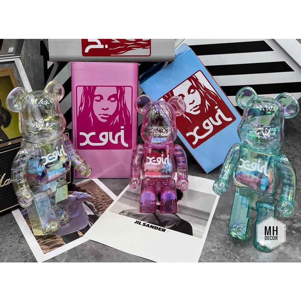 Tượng Bearbrick X-Girl 400%