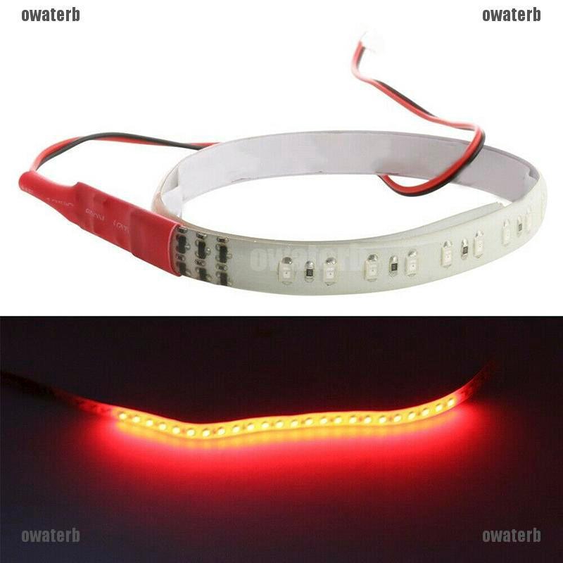 ★GIÁ RẺ ★ 2PCS Red 30CM 3528 32Led Knight Rider Flash Strobe Scanner Neon Strip Light DIY