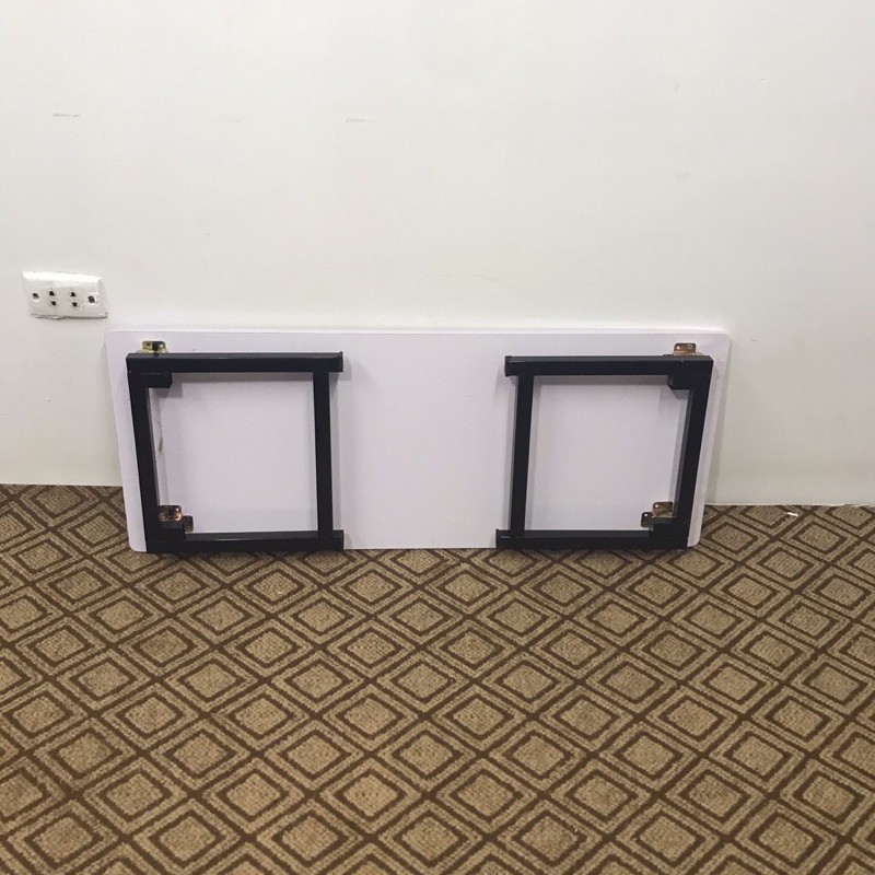 Bàn Xếp vân gỗ Trắng Đen 40*80*35 chống ẩm ngồi bệt | BigBuy360 - bigbuy360.vn