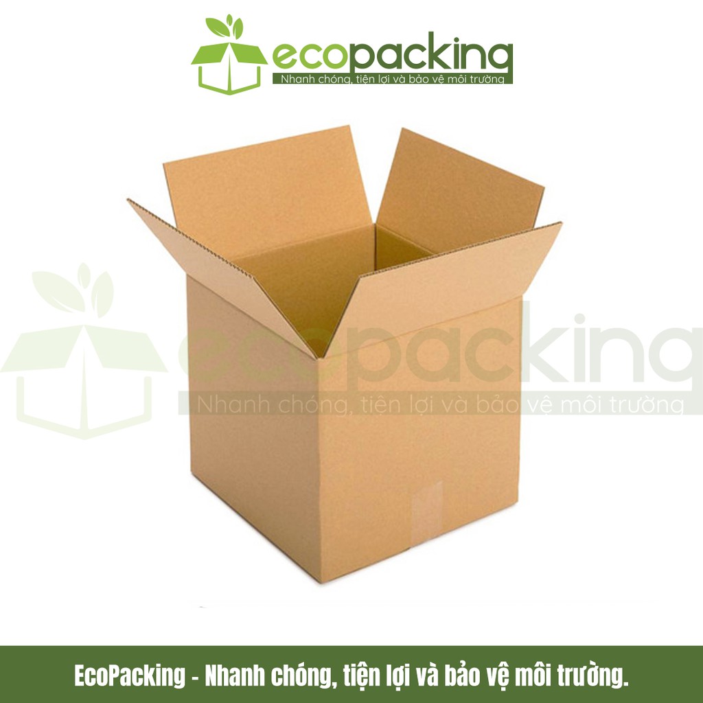 [XẢ KHO] Combo 50 thùng hộp carton 10x10x10 cm để đóng gói giao hàng