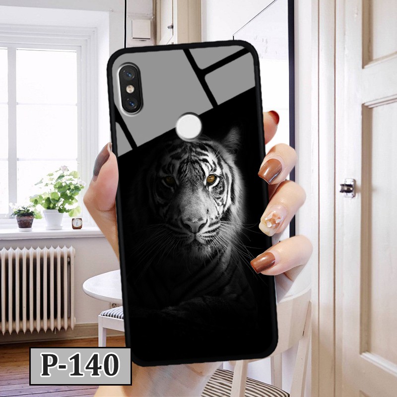 Ốp Xiaomi 6X/ Mi A2 - lưng kính in hình 3D