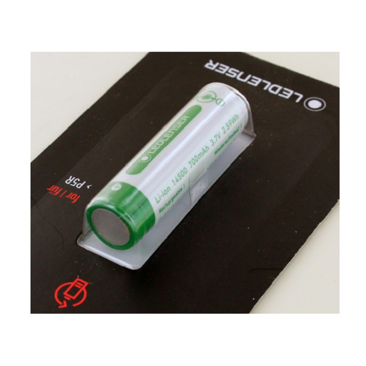 Phụ Kiện Pin Sạc Lithium - ion LEDLENSER 14500 3.7V 700mAh, Cho P5R, ML4, MH5, Hàng Chính Hãng  - HIBUSHOP