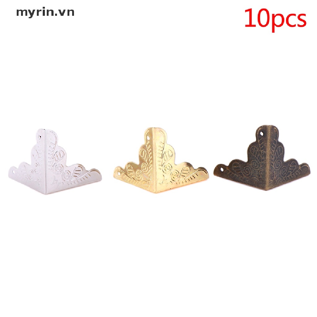 Bộ 10 Miếng Bọc Góc Hộp Trang Sức 25X25Mm