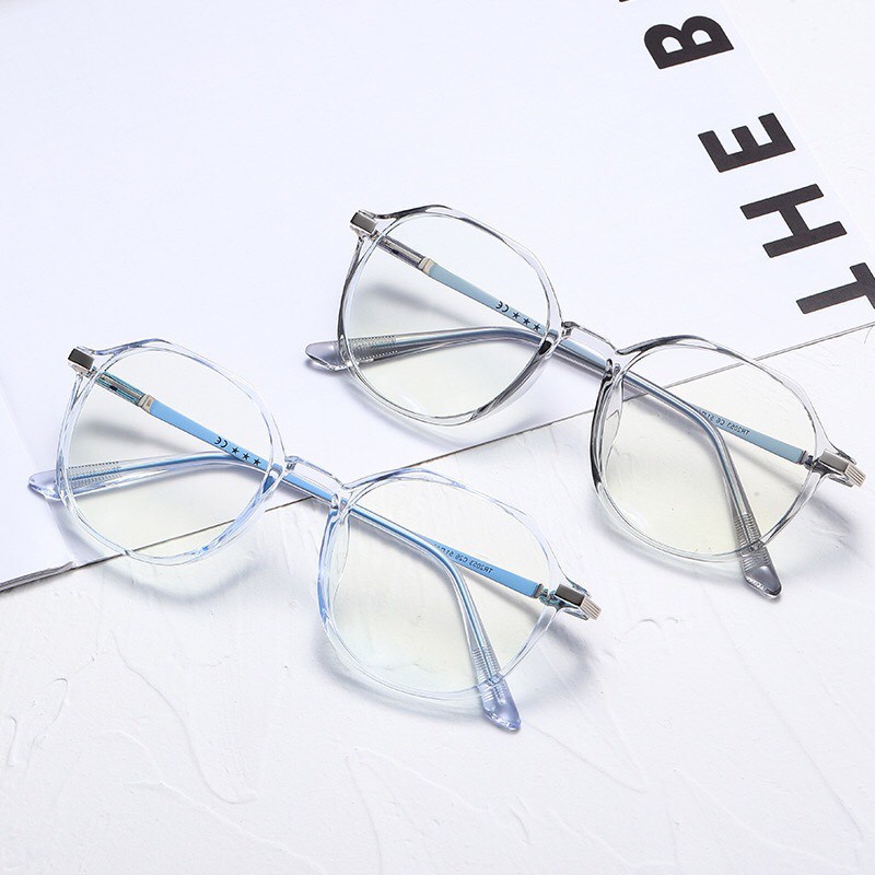Mắt Kính Gọng Cận Cao Cấp Form Đa Giác Lyly 534 Hot Trend Siêu Sang Chảnh - Hazo