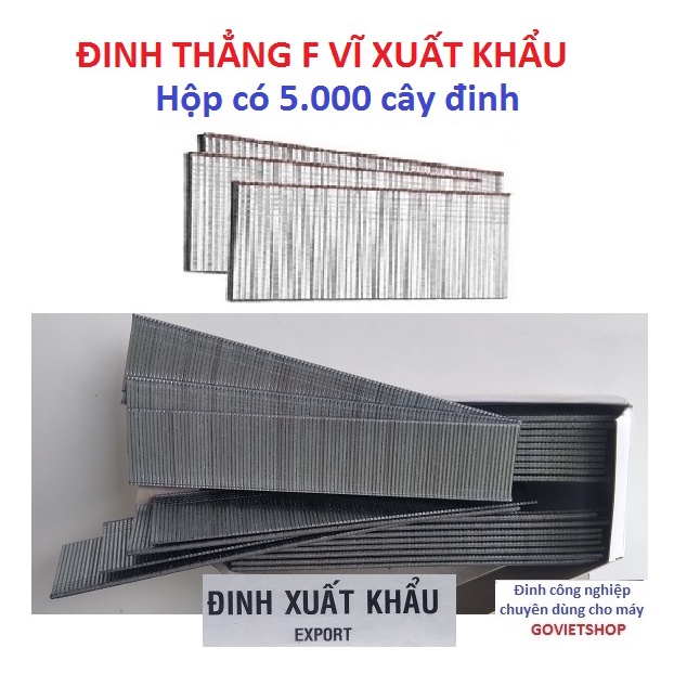 Đinh thẳng F xuất khẩu F15-F20-F25-F30-F40-F50 công nghiệp