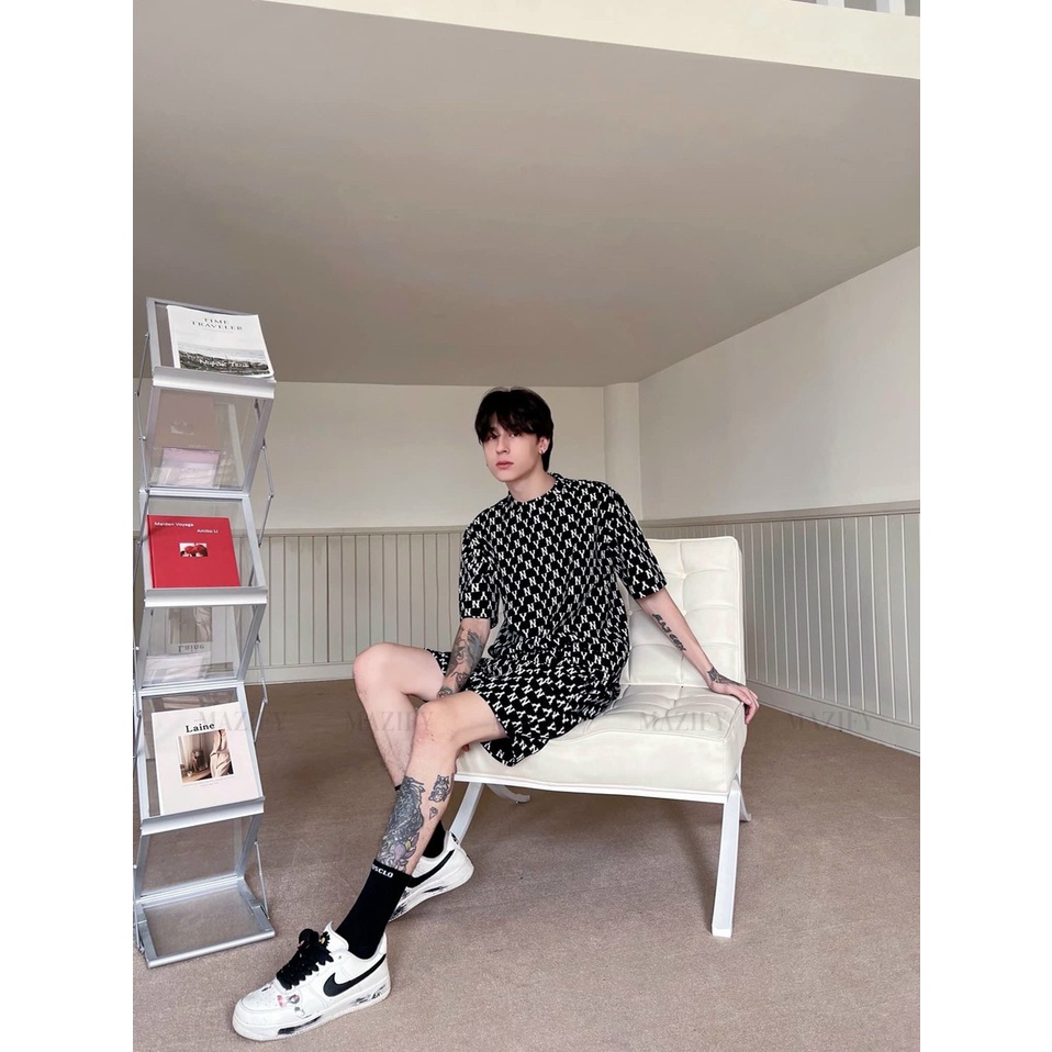 Bộ Quần Áo Nam Chất Thun Cotton Lạnh In Chữ NY Co Dãn 4 Chiều Trẻ Trung Năng Động Garemstore