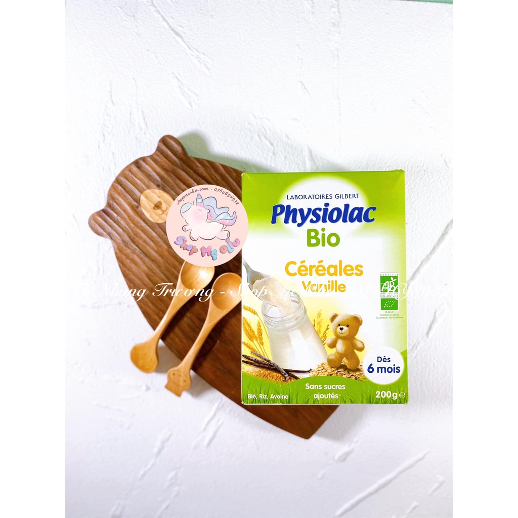 [SHIP AIR] Bột lắc sữa hữu cơ Physiolac cho bé từ 4 tháng 200gram