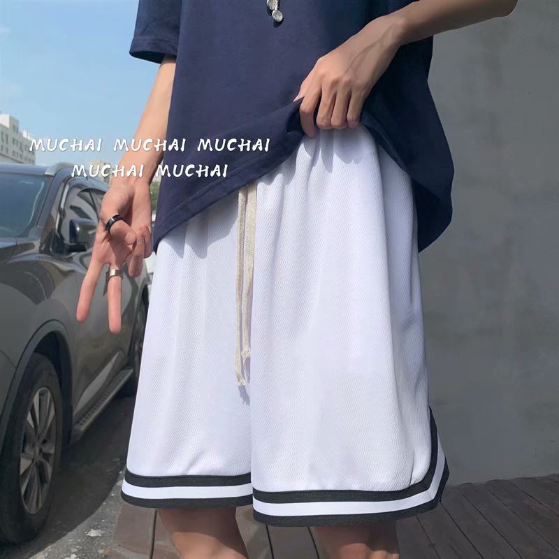 Quần short thể thao ống rộng màu sắc đơn giản phong cách hàn quốc thời trang mùa hè cho nam
 | BigBuy360 - bigbuy360.vn