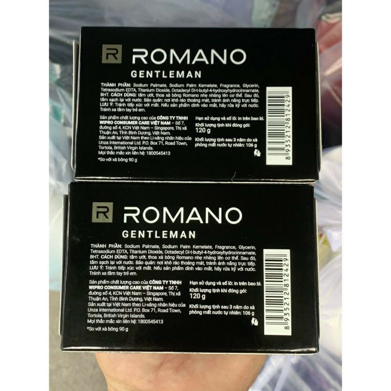 Romano - Xà bông cục gentleman 90g