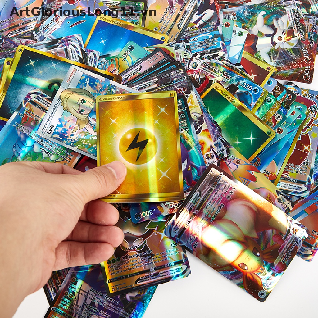 Bộ Thẻ Bài Pokemon GX VMAX Huấn Luyện Năng Lượng Ba Chiều