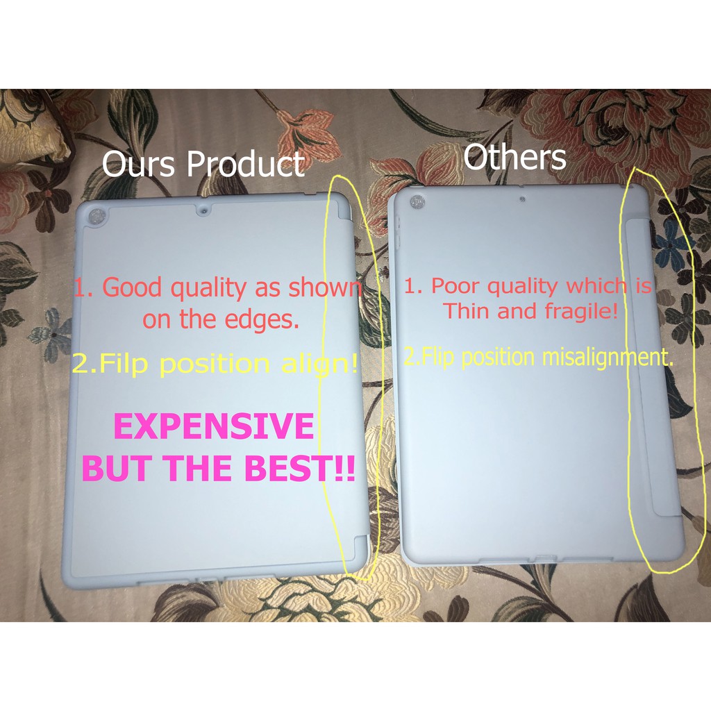 Ốp máy tính bảng có ngăn đựng bút cảm ứng + giá đỡ cho iPad Pro 11 12.9 Inch 2020 2018 iPad 10.2 9.7 2018 2017 Air 10.5 Pro 10.5 | BigBuy360 - bigbuy360.vn