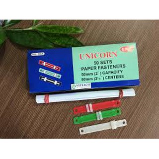 Kẹp giấy cố định hồ sơ Acco nhựa UNC No.968 (hộp 50 cái)