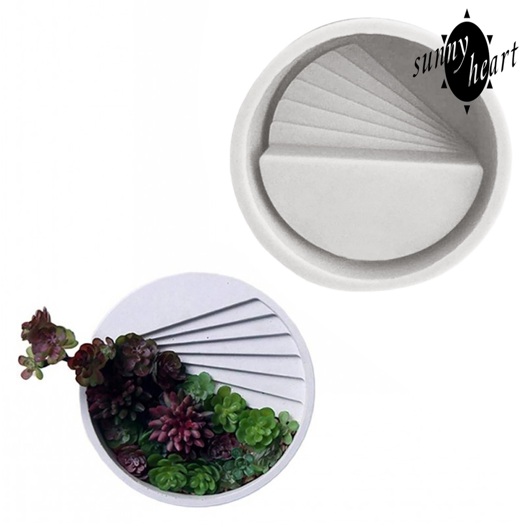 Khuôn Silicone Làm Chậu Hoa Xi Măng Tiện Dụng
