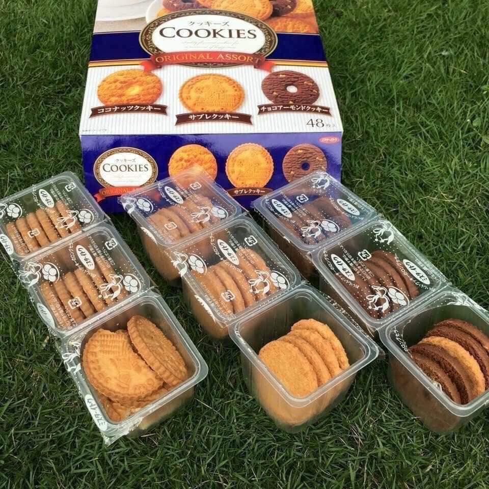 [Hỏa tốc HN] Date T8/2023 Bánh quy Cookies Original Assort hộp 48 cái nội địa Nhật Bản