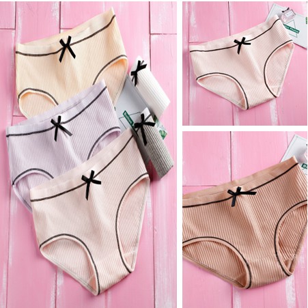 ✨HOT SALE✨Quần Lót Nữ Lưng Thấp Vải Cotton Phong Cách Nhật Bản