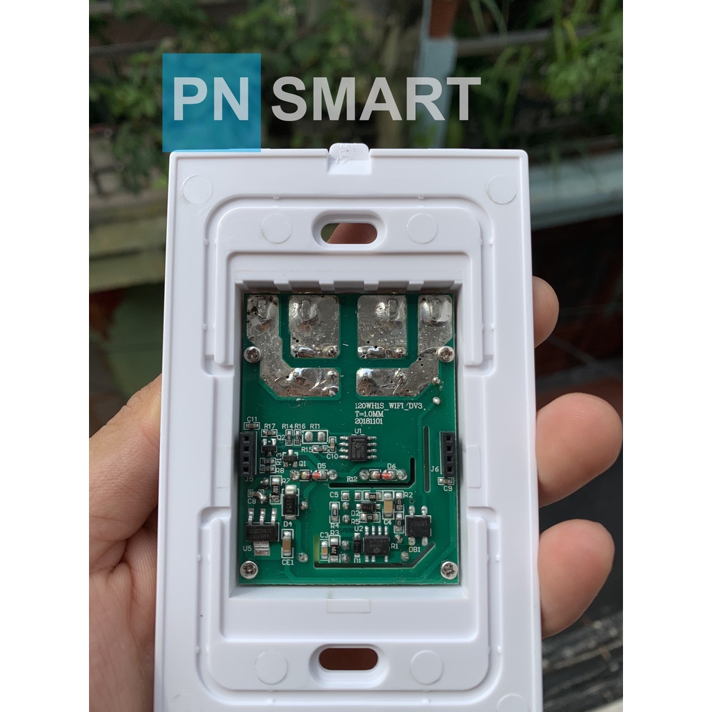 Công Tắc Thông Minh 20A Wifi Tuya Dùng Cho Bình Nóng Lạnh Công Suất Cao 4400W