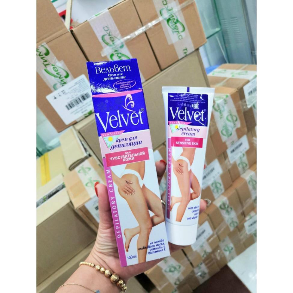 Kem Tẩy Lông Velvet 100ml Của Nga (Dùng Được Tất Cả Các Vùng Da) [ Chính hãng] | BigBuy360 - bigbuy360.vn
