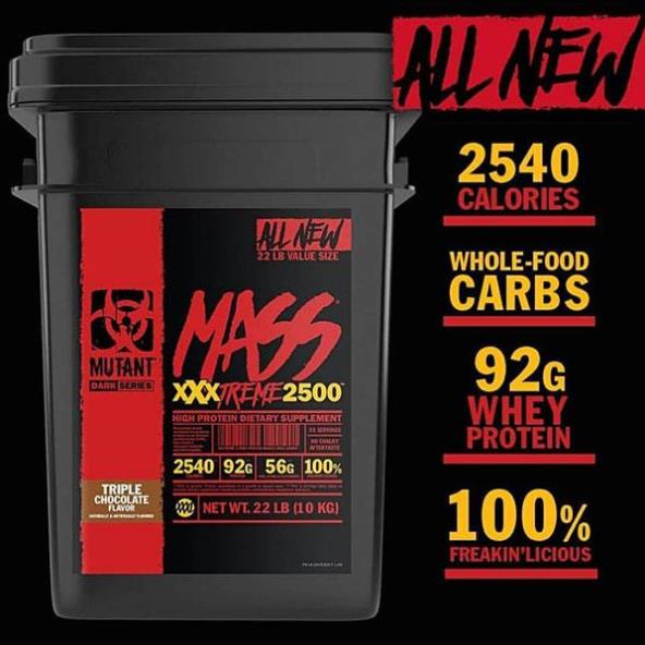Sữa Tăng Cân Tăng Cơ Nhanh Cho Người Tập Thể Hình Mutant Mass Xtreme Túi 1KG