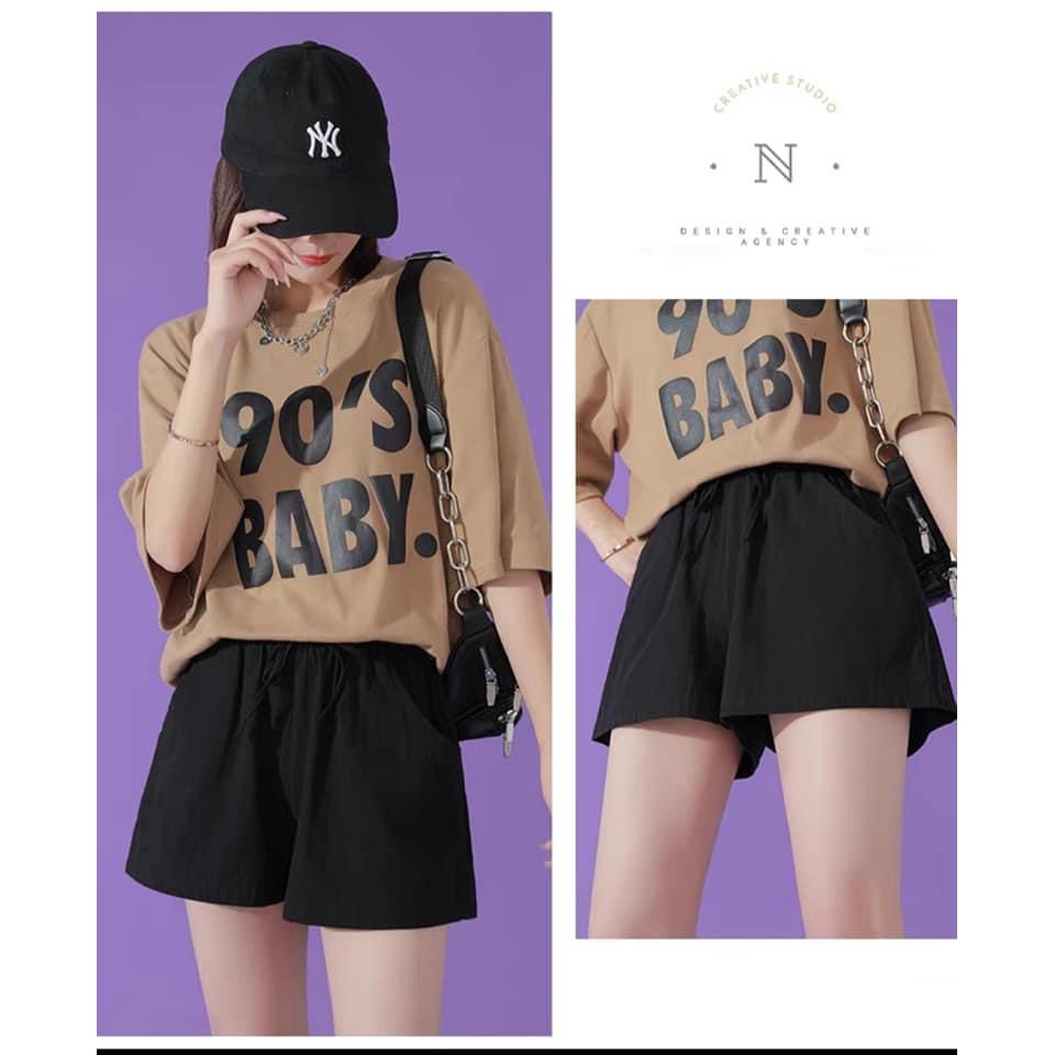 Quần Sooc Đùi Nữ Dây Nơ Chất Đũi Nhật Cao Cấp