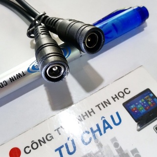 Dây nguồn chuẩn 5.5mm X 2.5mm (Cái) - Cáp dài 20Cm (CẶP 2 SỢI)